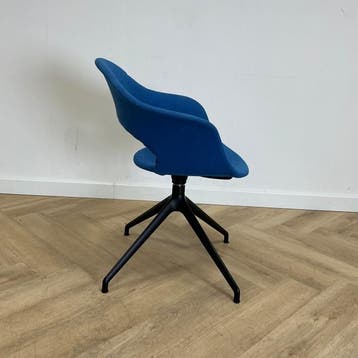 SCAB Design Lady B  stoel, blauw - zwart