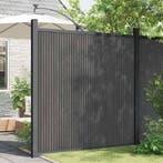 vidaXL Schuttingpaneel 173x186 cm HKC grijs, Verzenden, Nieuw