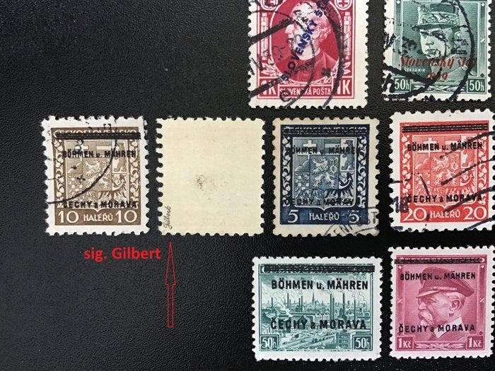 Bohemen en Moravië / Slowaakse Staat 1939/1945 - Bezetting, Postzegels en Munten, Postzegels | Europa | Overig