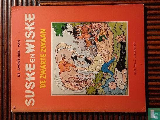 Suske en Wiske - De zwarte zwaan - 1959, Boeken, Stripverhalen, Gelezen, Eén stripboek, Verzenden