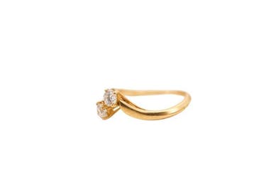 Bague - 19,2 carats Or jaune Diamant (Naturelle), Handtassen en Accessoires, Nieuw