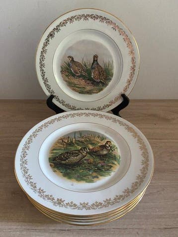 Limoges - P.L. France - Assiette de service (6) - Porcelaine