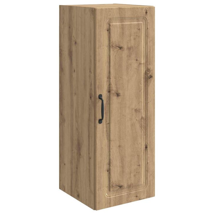 vidaXL Wandkast Artisanaal eiken 33 x 34,5 x 90 cm Bewerkt, Huis en Inrichting, Kasten | Overige, Nieuw, Verzenden