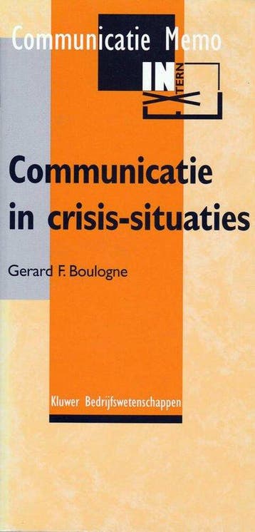 Communicatie in crisis - Boulogne, Verzenden