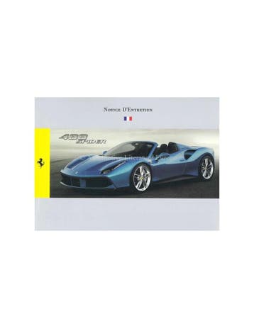 2015 FERRARI 488 SPIDER INSTRUCTIEBOEKJE FRANS, Ophalen of Verzenden