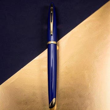 Waterman - Carène Marine Blue Lacquer GT - Stylo à plume