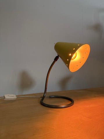 Bureaulamp - Aluminium, Messing - Sterretjes