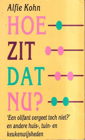 HOE ZIT DAT NU 9789065905475 KOHN, Verzenden, Gelezen, KOHN