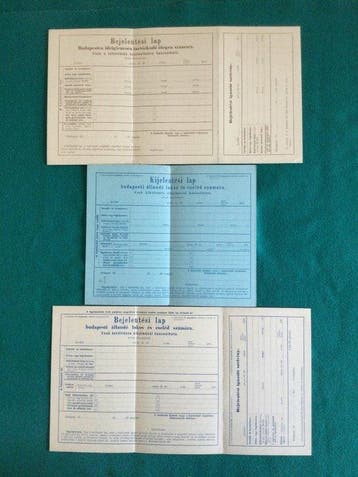 Hongarije - Selectie van postzegelbiljetten van diverse, Gestempeld