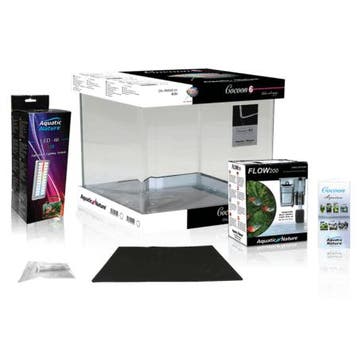Aquarium COCOON LED 6 (31,2 L) 40x26x30H, Verzenden