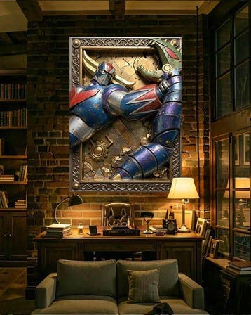 Jacob Hitt - does Mazinger Z w/COA XXL