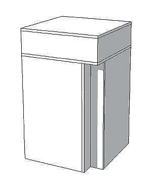 *TIP* Toonbank U-Frame Thick C-PUH-009, Zakelijke goederen, Kantoor en Winkelinrichting | Winkel en Inventaris, Ophalen of Verzenden
