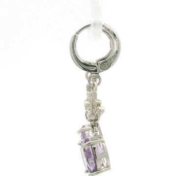 Améthyste - Améthyste - Acier inoxydable – Boucles