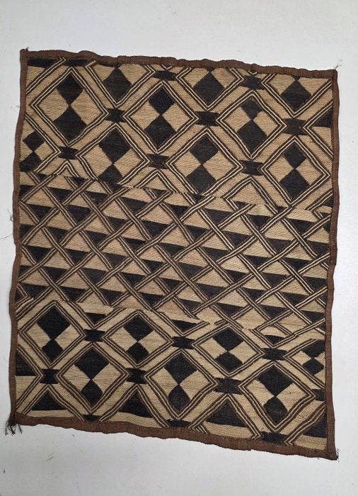 Weefsel van raphia - Shoowa-Kuba - DR Congo (Zonder, Antiek en Kunst, Kunst | Niet-Westerse kunst