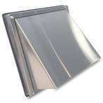 RVS Gevelkap met klep aansluitmaat Ø 100mm - staal, Verzenden, Nieuw