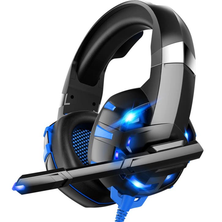 Strex Gaming Headset met Microfoon Blauw, Computers en Software, Headsets, Nieuw, Verzenden