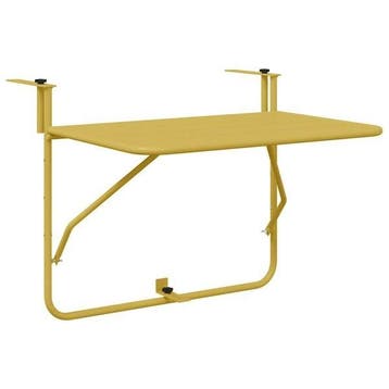 Hangtafel 60cm Goud | Tweede kansje, OP = OP! (balkontafel), Verzenden, Gebruikt, Rechthoekig, Metaal
