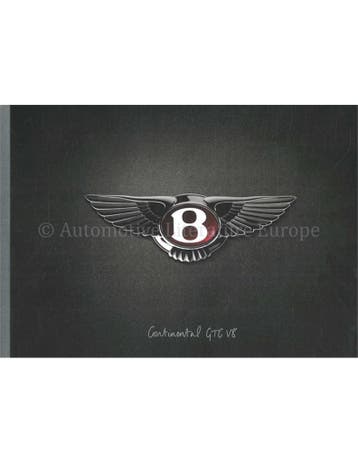 2012 BENTLEY CONTINENTAL GT | GTC V8 BROCHURE ENGELS, Nieuw
