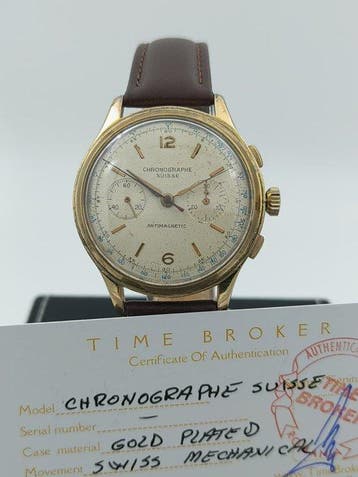 Chronographe Suisse - Jumbo case - Zonder minimumprijs -, Nieuw