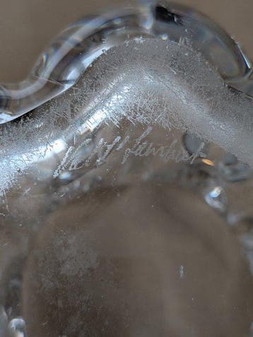 Val Saint Lambert - Vase - Cristal, Antiek en Kunst