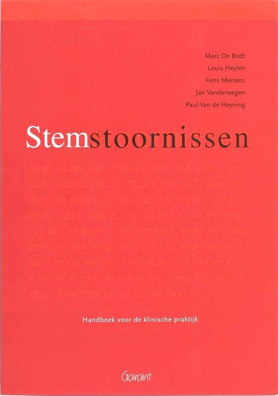 Stemstoornissen 9789044121254 Marc De Bodt, Livres, Science, Envoi