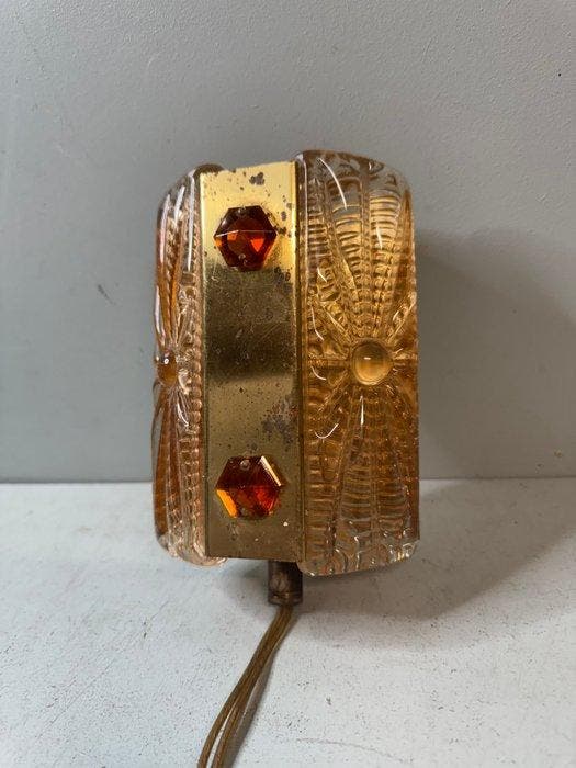 Vitrika - Wandlamp - Vintage Vitrika design wandlamp –, Antiquités & Art, Antiquités | Éclairage