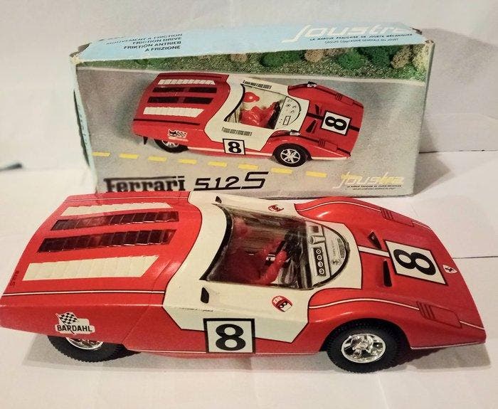 Joustra - Ferrari 512S Concept - Opwindbare blikken auto -, Antiek en Kunst, Antiek | Speelgoed