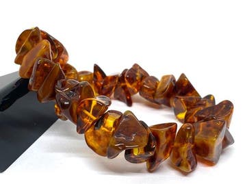 Het Baltische Schat - Cognac Glow Baltische Amber Armband -, Verzamelen