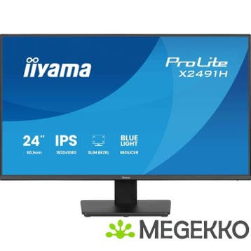 Iiyama ProLite X2491H-B1 24  Full HD IPS Monitor, Verzenden, Nieuw