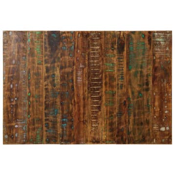 vidaXL Hoofdbord 120 cm massief gerecycled hout meerkleurig, Verzenden, Nieuw