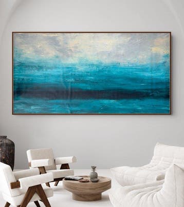 Irina Morisch - Deep ocean- XXL abstract artwork-