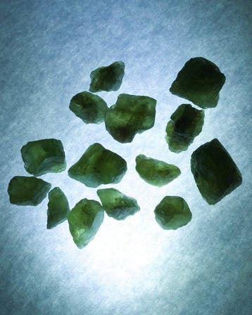 Noorse peridoot slijpen van ruwe diamanten van 122 ct -