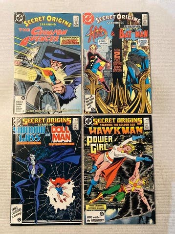 Secret Origins (1986) 33 comics in range # 5 to 50 + Extras!, Boeken, Nieuw