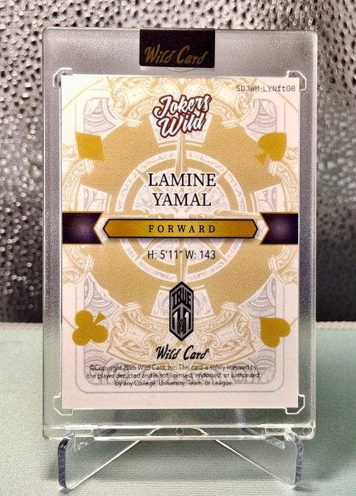 Wild Card Lamine Yamal 1/1 True One of One parallel - 1 Card, Verzamelen, Stickers