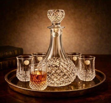 Cristal dArques - Drankservies (7) - Kristal - Kristallen, Antiek en Kunst