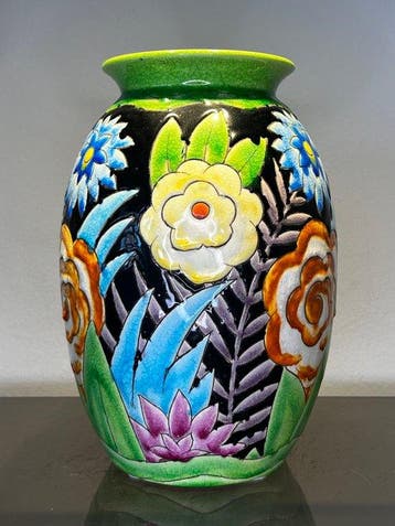 Keramis, Keramis Boch, Boch Frères - Charles Catteau - Vase