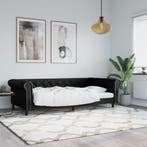 vidaXL Slaapbank 100x200 cm kunstleer zwart, Huis en Inrichting, Verzenden, Nieuw