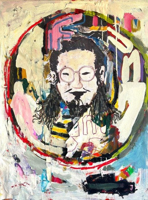 Jacques Pelissier (1967) - Murakami-Technique Mixte sur, Antiek en Kunst, Kunst | Designobjecten