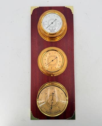 Weerstation - Messing, Hout - Drie metingen
