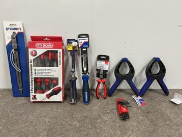 Veiling - Handgereedschap diverse set 8-delig, Nieuw