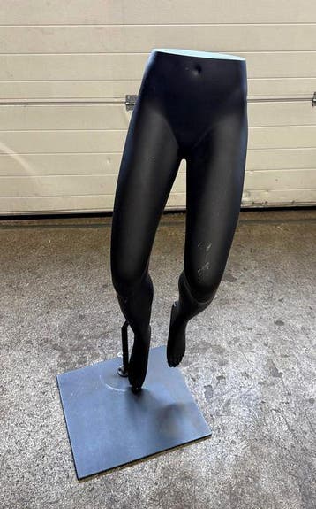 Paspop, Etalagepop Man, B40 x D40 x H105cm, zwart