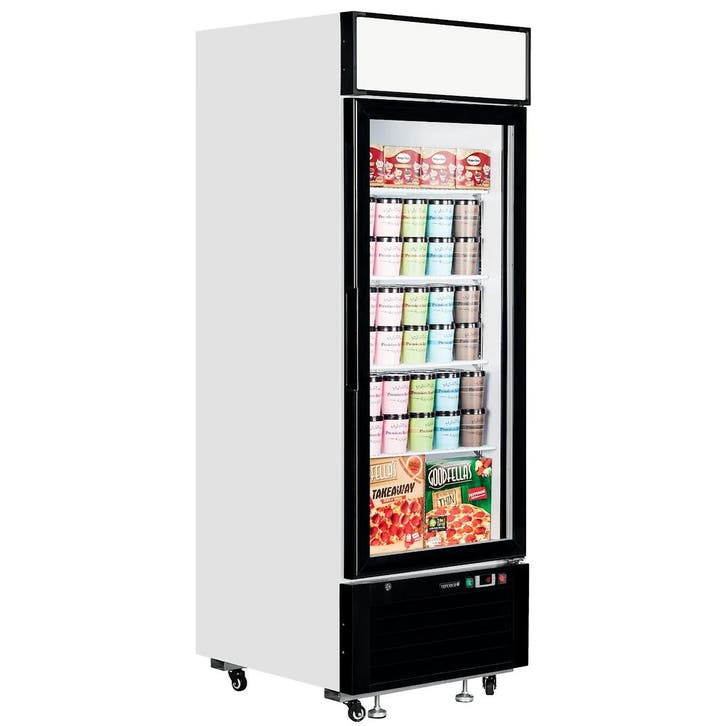 Vrieskast | SERIE LG | 496L | Wit/Zwart | -14°C/-25°C |, Zakelijke goederen, Horeca | Keukenapparatuur, Nieuw in verpakking, Verzenden