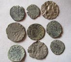 . Koninkrijk van Castilië en León Lote de 9 monedas acuñadas