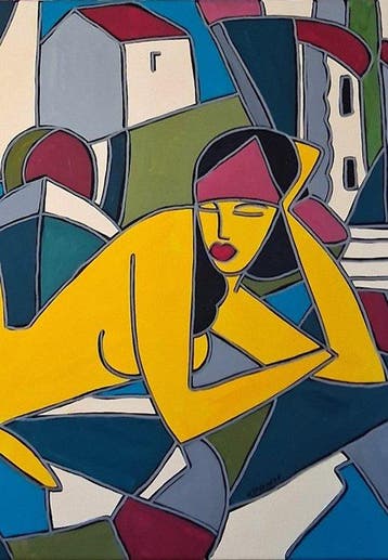 Patricia Kleyman (1965) - Starlette sur la plage