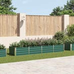 vidaXL Plantenbak verhoogd 320x80x45 cm gegalvaniseerd staal, Verzenden