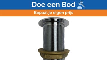 Bieden: 2 Inch Chrome Plated Brass Marine Drain Fitting - D, Ophalen of Verzenden