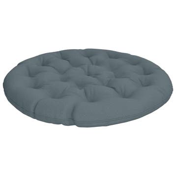 vidaXL Papasan Stoel Kussen VIANEN 100% Polyester Blauw Ø, Huis en Inrichting, Verzenden, Nieuw