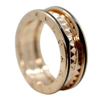 Bvlgari - Ring - B.zero 1 - 18 karaat Roségoud, Keramiek -, Nieuw
