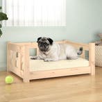 vidaXL Hondenmand 65,5x50,5x28 cm massief grenenhout, Verzenden