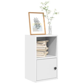 vidaXL Boekenkast 31x24x52 cm bewerkt hout wit, Verzenden, Nieuw